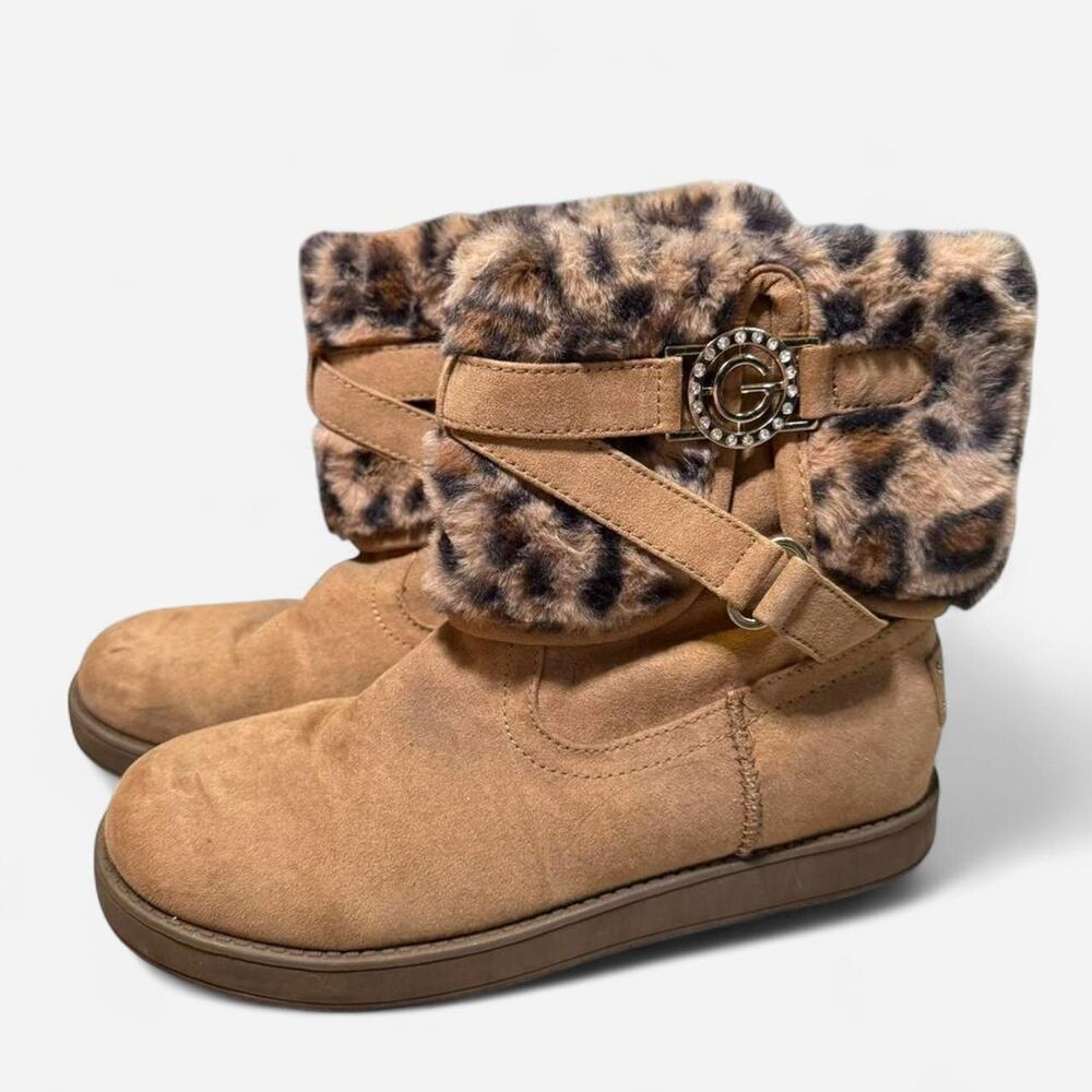 Y2k guess boots with faux